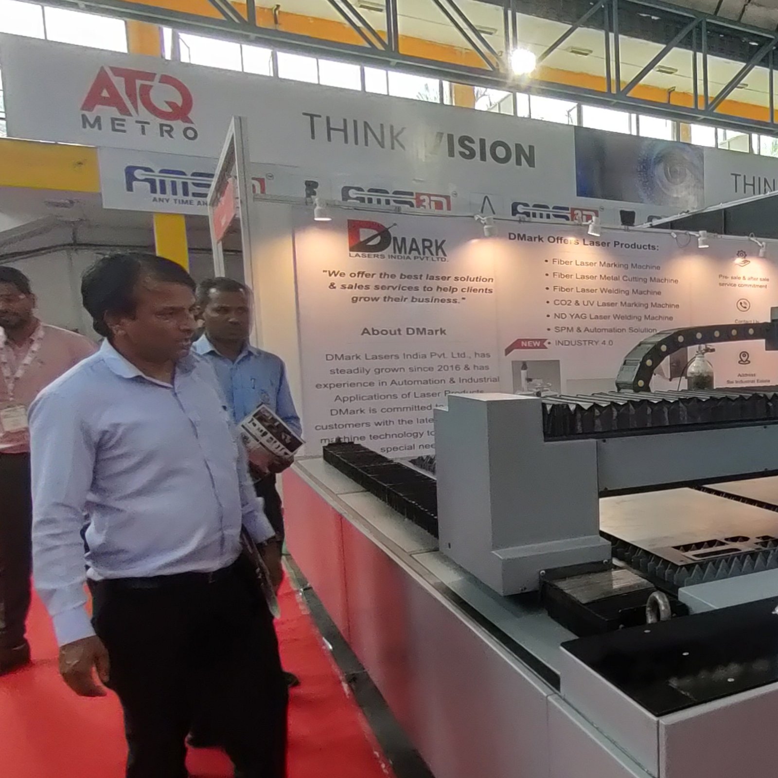 DMarkLaser team sparks interest with live demos